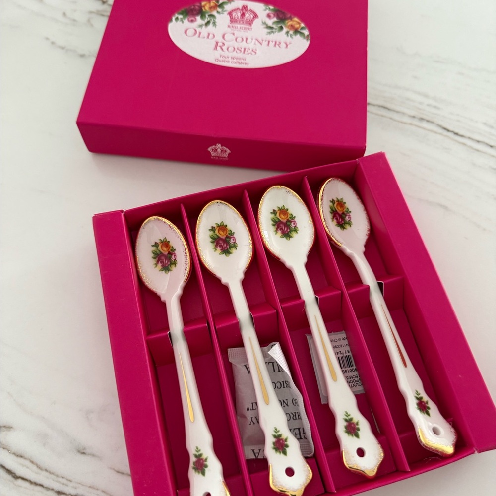 New Royal Albert spoons